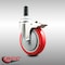 Service Caster 5 Inch 316SS Red Poly Swivel 7/8 Inch Expanding Stem Caster Lock Brake SCC SCC-SS316TTLEX20S514-PPUB-RED-78 - alternate 4